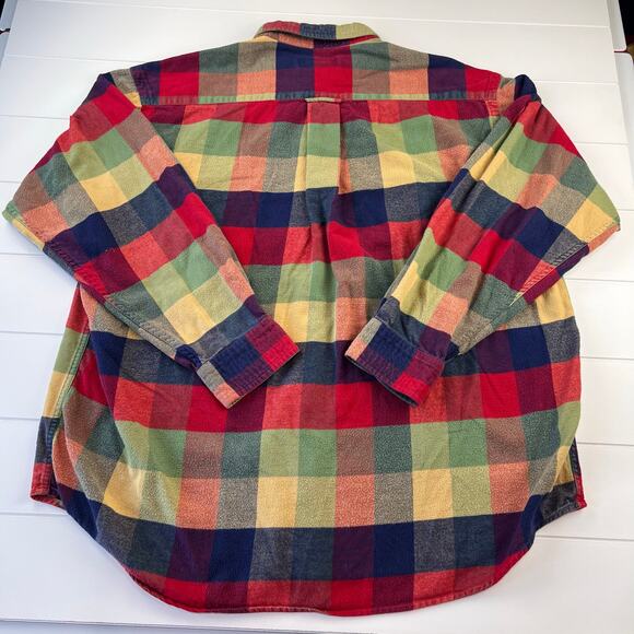 Orvis Vintage Men's Colorful Plaid Button Down Shirt size XL - Picture 2 of 6